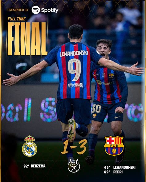 Real z Madrytu pokonany - Barcelona zdobywa Superpuchar Hiszpanii!